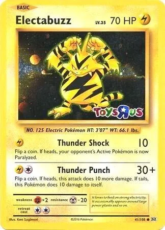 Electabuzz (Toys R Us Promo) #41 – Miscellaneous Cards & Products