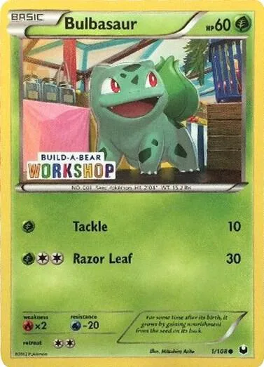 Bulbasaur (Build-A-Bear Workshop Exclusive) #1 – Miscellaneous Cards & Products