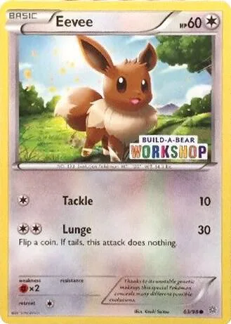 Eevee (Build-A-Bear Workshop Exclusive) #63 – Miscellaneous Cards & Products
