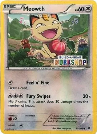Meowth (Build-A-Bear Workshop Exclusive) #67 – Miscellaneous Cards & Products