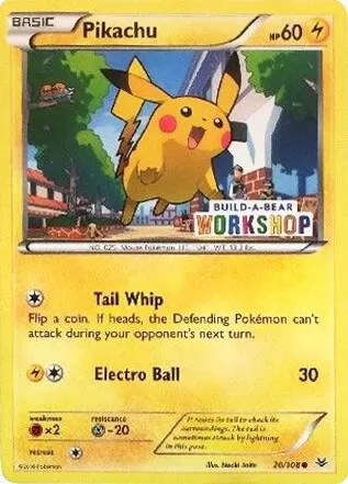 Pikachu (Build-A-Bear Workshop Exclusive) #20 – Miscellaneous Cards & Products