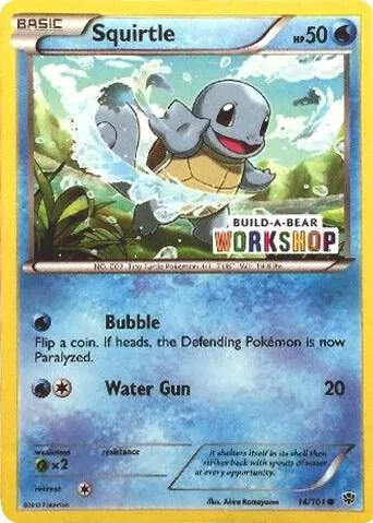 Squirtle (Build-A-Bear Workshop Exclusive) #14 – Miscellaneous Cards & Products