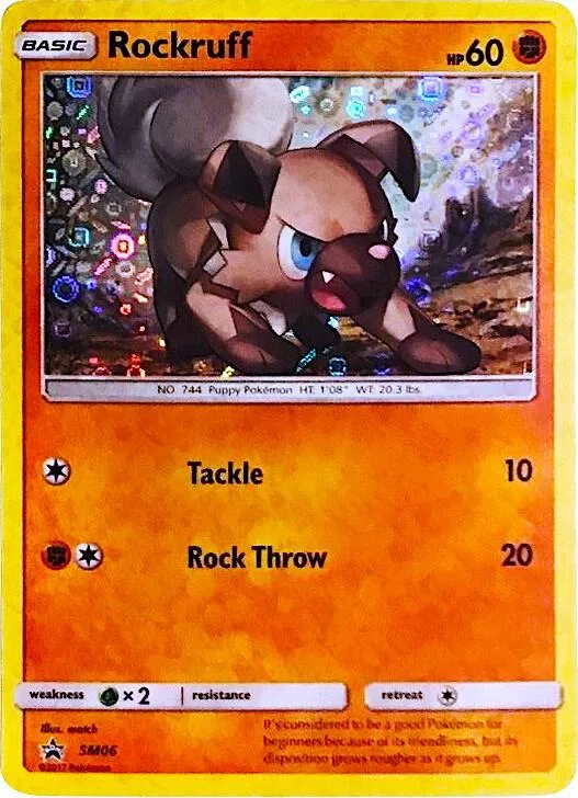 Rockruff - SM06 (General Mills Promo) #sm6 – Miscellaneous Cards & Products