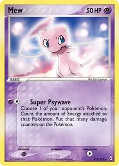 Mew (Non-Holo DVD Promo) #111 – Miscellaneous Cards & Products