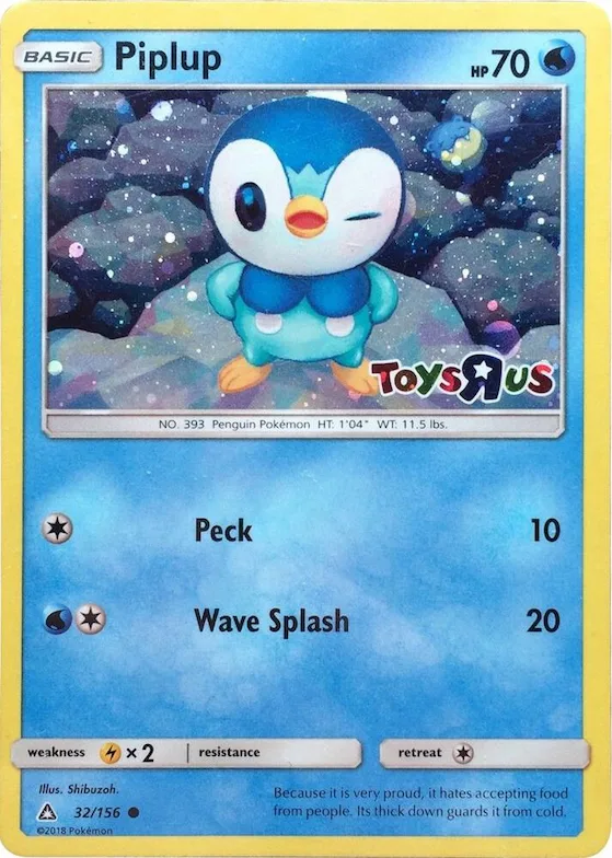 Piplup (Toys R Us) #32 – Miscellaneous Cards & Products