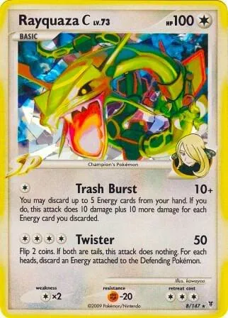 Rayquaza C (Cracked Ice) #8 – Miscellaneous Cards & Products