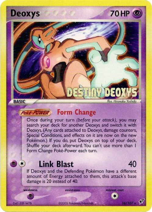 Deoxys (Normal Forme) (Movie Promo) #16 – Miscellaneous Cards & Products