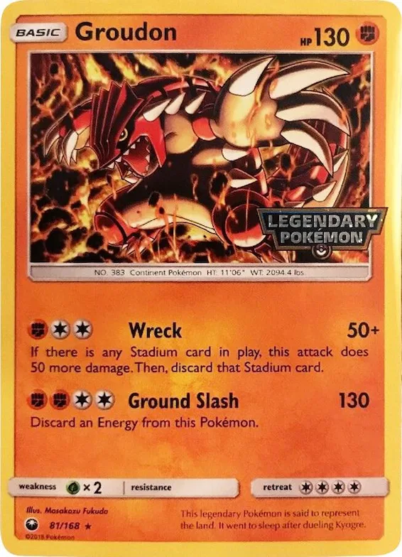 Groudon (Cosmos Holo) (Gamestop Promo) #81 – Miscellaneous Cards & Products