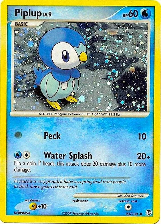 Piplup (Cosmos Holo) #93 – Miscellaneous Cards & Products