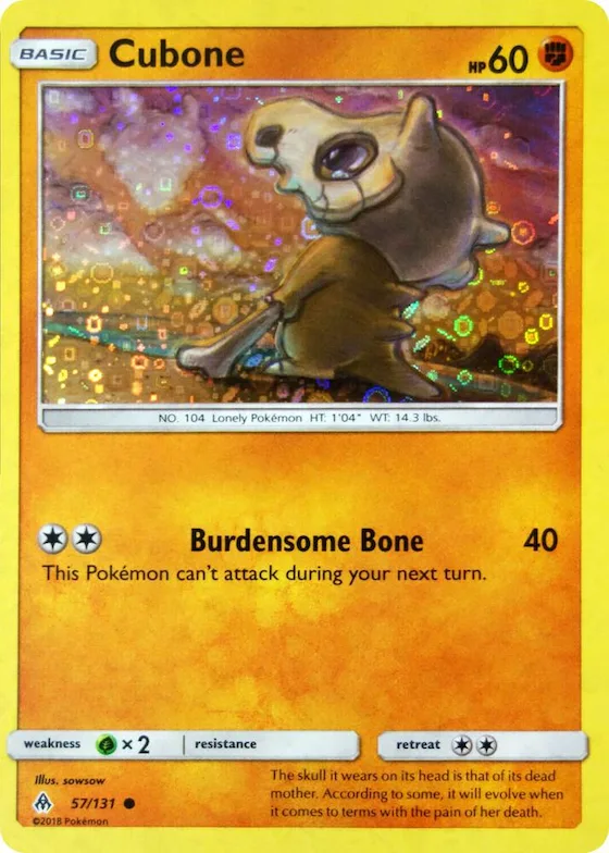 Cubone (General Mills Promo) #57 – Miscellaneous Cards & Products