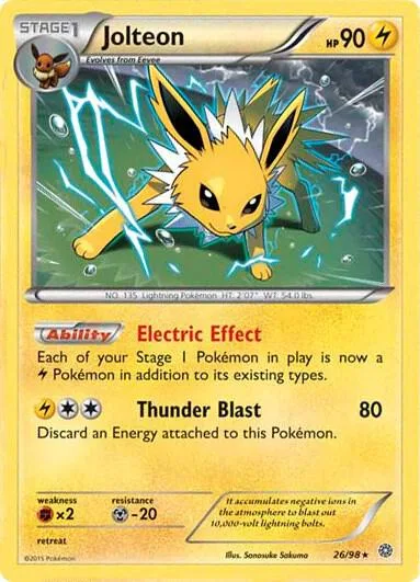 Jolteon (Cosmos Holo) #26 – Miscellaneous Cards & Products
