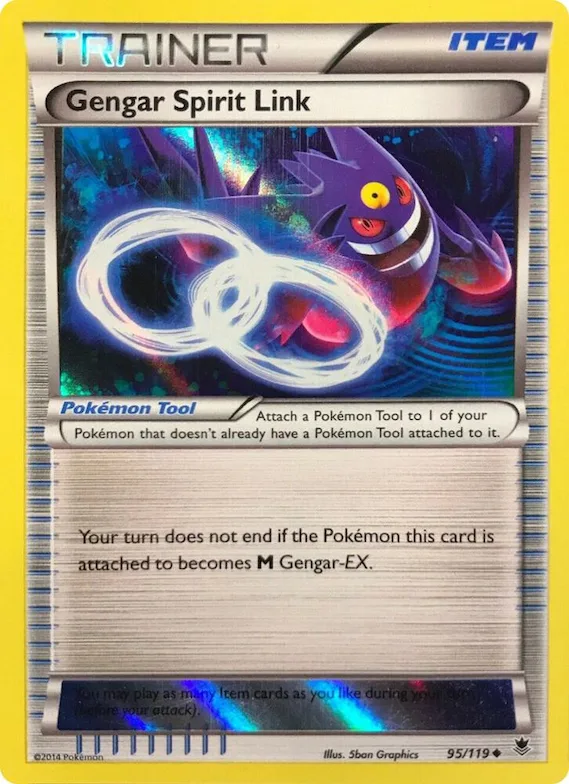 Gengar Spirit Link (Alternate Holo) (Gamestop Exclusive) #95 – Miscellaneous Cards & Products