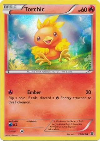 Torchic (Sheen Holo) #25 – Miscellaneous Cards & Products