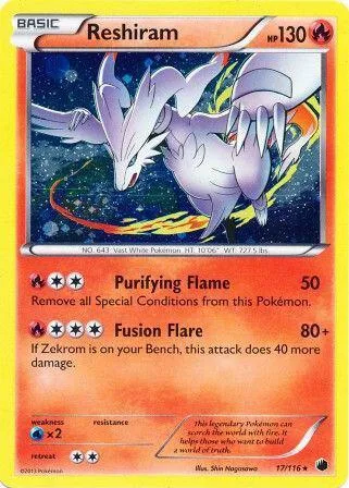 Reshiram (Cosmos Holo) #17 – Miscellaneous Cards & Products