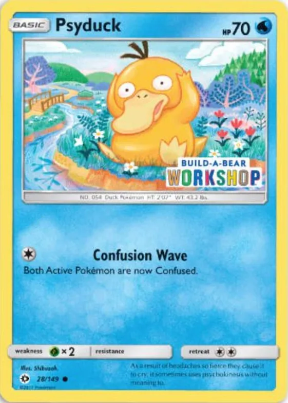 Psyduck (Build-A-Bear Workshop Exclusive) #28 – Miscellaneous Cards & Products