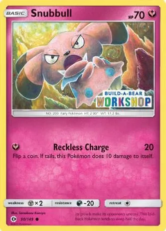 Snubbull (Build-A-Bear Workshop Exclusive) #90 – Miscellaneous Cards & Products
