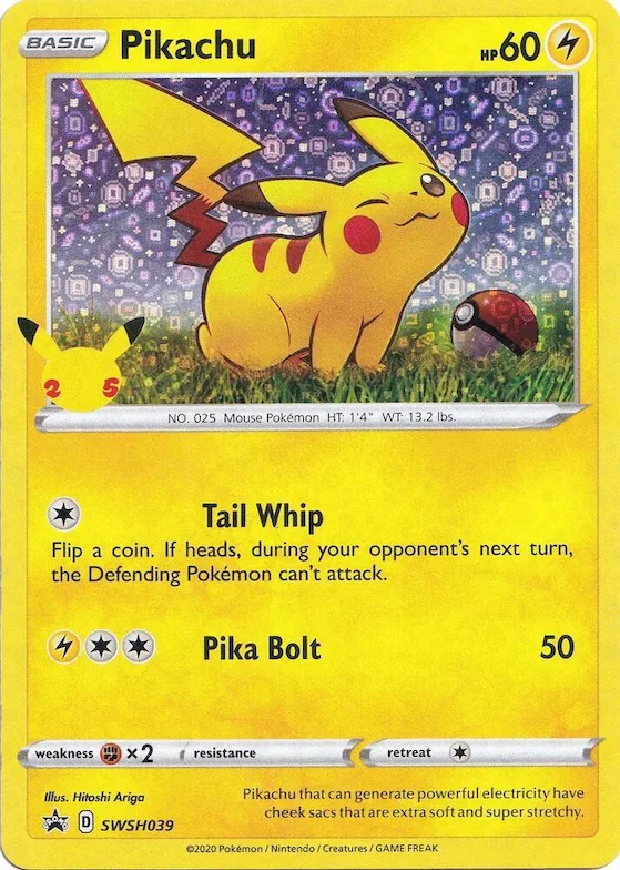 Pikachu - SWSH039 (General Mills) #swsh39 – Miscellaneous Cards & Products