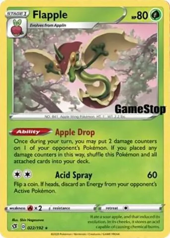 Flapple (Gamestop Exclusive) #22 – Miscellaneous Cards & Products