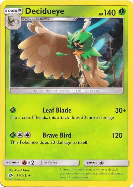 Decidueye (Water Web Holo) #11 – Miscellaneous Cards & Products