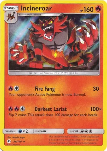 Incineroar (Water Web Holo) #26 – Miscellaneous Cards & Products