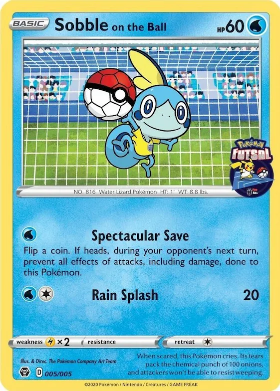 Sobble on the Ball (Pokemon Futsal) #5 – Miscellaneous Cards & Products