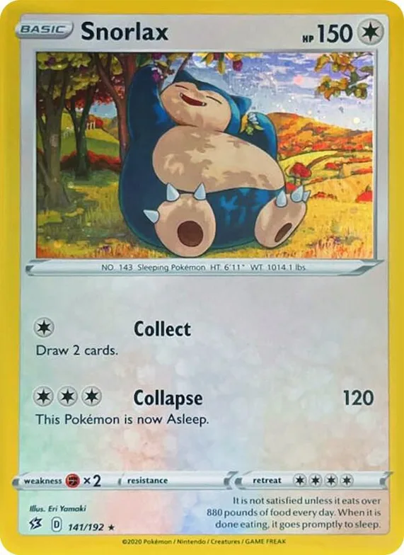 Snorlax (Cosmos Holo) #141 – Miscellaneous Cards & Products