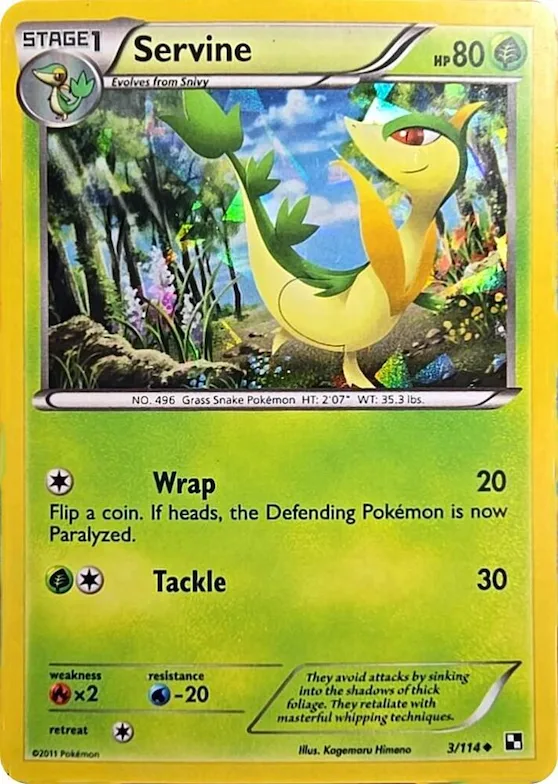 Servine (Cracked Ice Holo) #3 – Miscellaneous Cards & Products