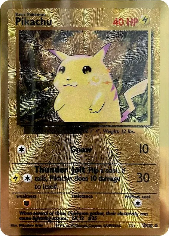 Pikachu (Celebrations Metal Card) #58 – Miscellaneous Cards & Products