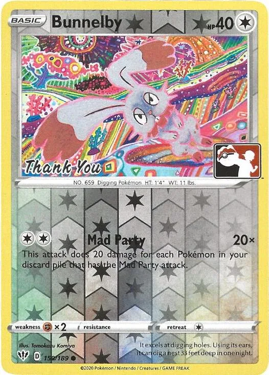Bunnelby (Thank You Promo) #150 – Miscellaneous Cards & Products