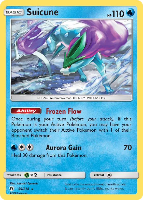Suicune (Legendary Pokemon Stamped) #59 – Miscellaneous Cards & Products