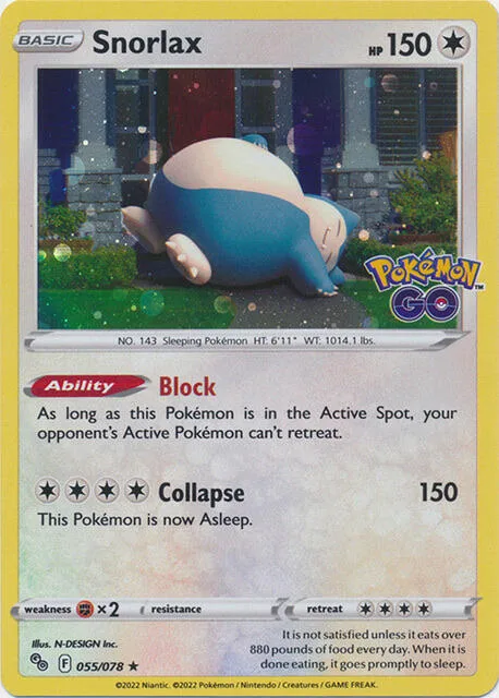 Snorlax (Cosmos Holo) #55 – Miscellaneous Cards & Products