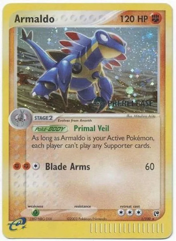 Armaldo (Prerelease) #1 – Miscellaneous Cards & Products