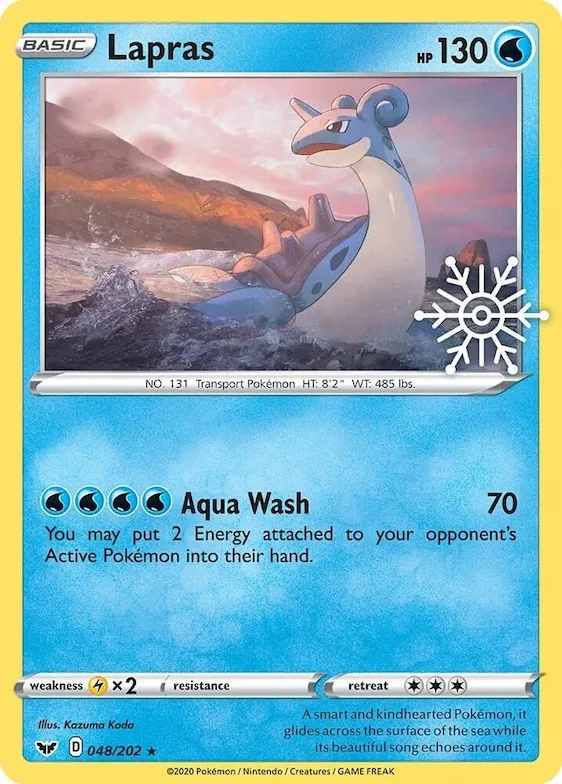 Lapras (Holiday Calendar) #48 – Miscellaneous Cards & Products