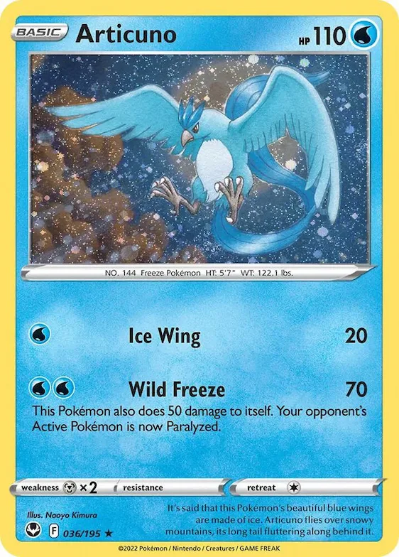 Articuno (Cosmos Holo) #36 – Miscellaneous Cards & Products