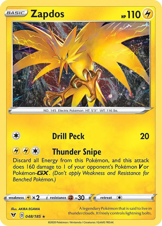 Zapdos (Cosmos Holo) #48 – Miscellaneous Cards & Products