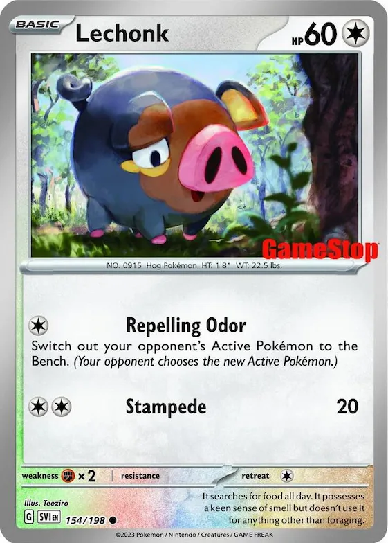 Lechonk (GameStop Promo) #154 – Miscellaneous Cards & Products