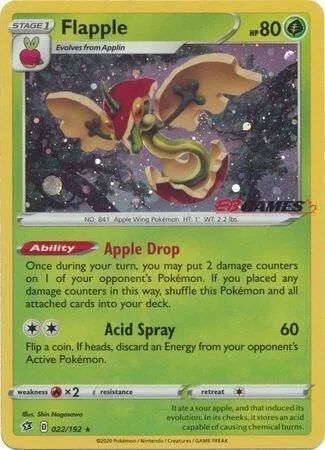 Flapple (EB Games Exclusive) #22 – Miscellaneous Cards & Products