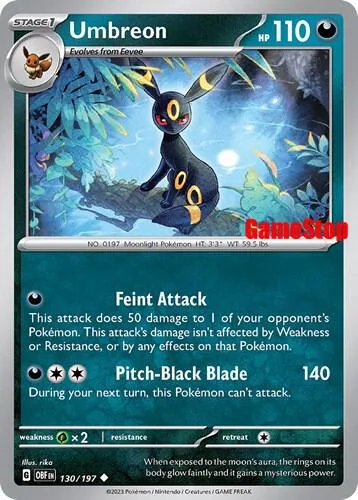 Umbreon (GameStop Exclusive) #130 – Miscellaneous Cards & Products