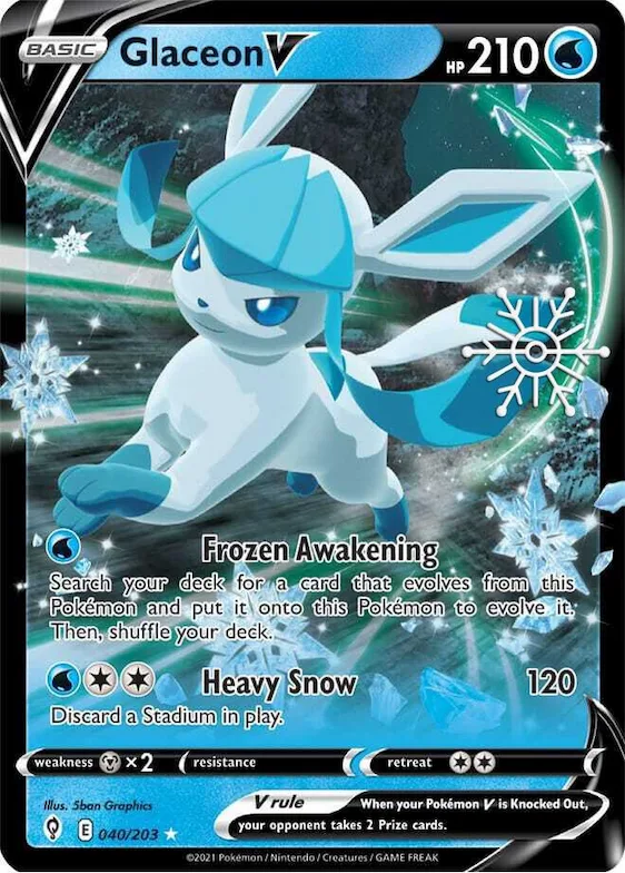 Glaceon V (Holiday Calendar) #40 – Miscellaneous Cards & Products