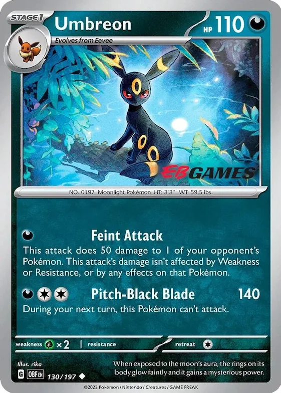 Umbreon (EBGames Exclusive) #130 – Miscellaneous Cards & Products
