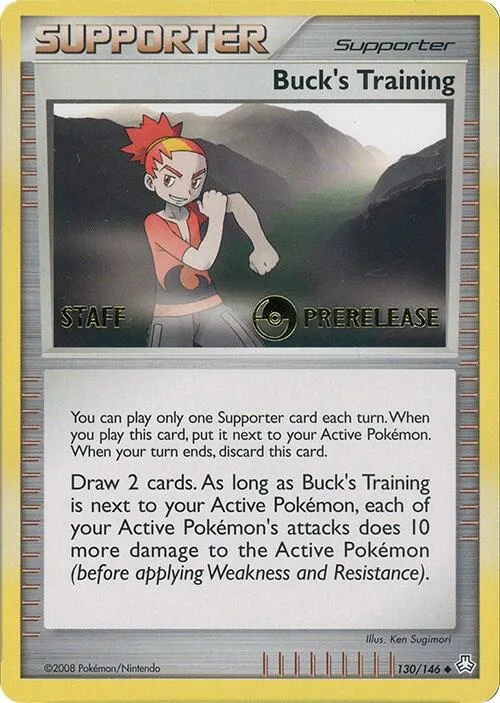 Buck's Training - 130/146 (Prerelease) [Staff] #130 – Miscellaneous Cards & Products