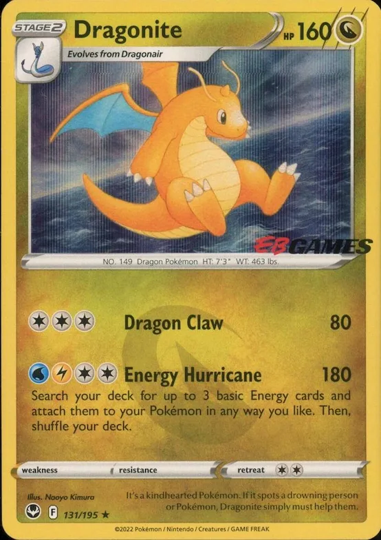 Dragonite (EB Games Exclusive) #131 – Miscellaneous Cards & Products