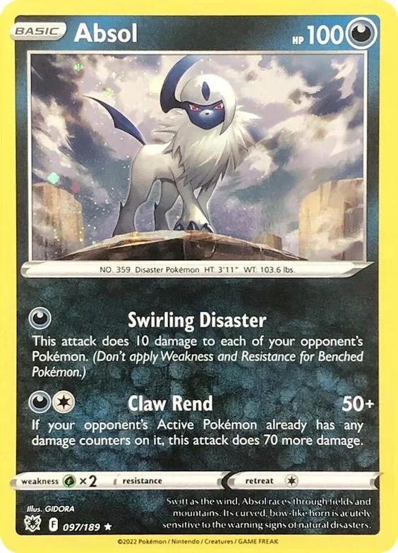 Absol (Cosmos Holo) #97 – Miscellaneous Cards & Products