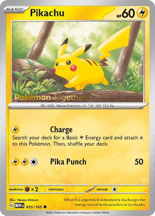 Pikachu (Pokemon Together) #25 – Miscellaneous Cards & Products