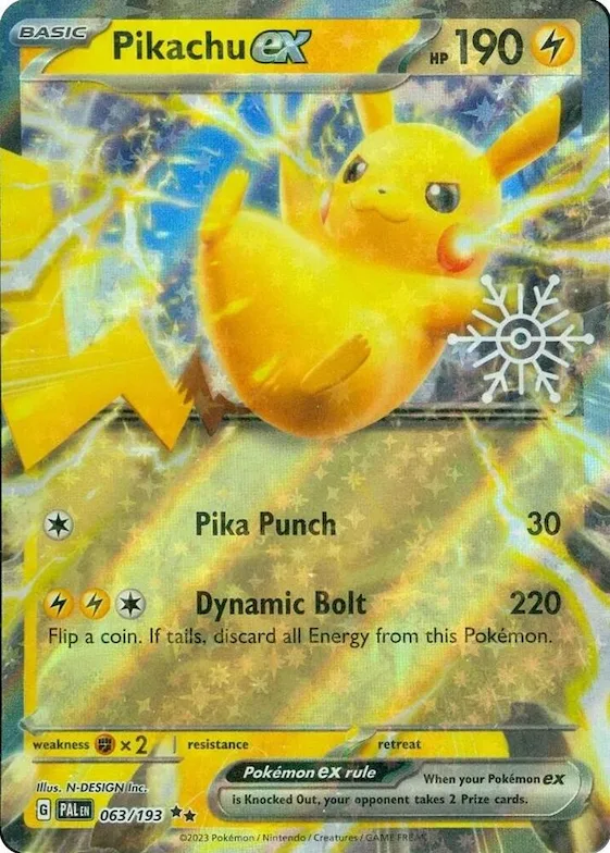Pikachu ex (Holiday Calendar) #63 – Miscellaneous Cards & Products