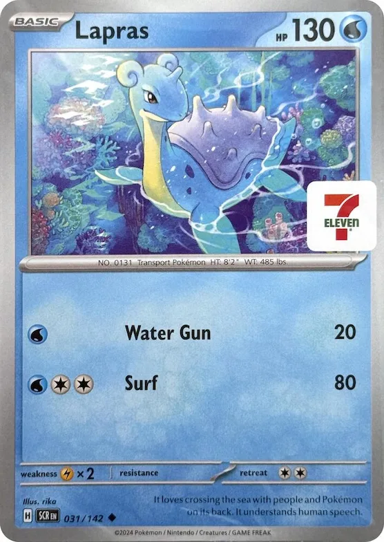 Lapras (7-Eleven Promo) #31 – Miscellaneous Cards & Products