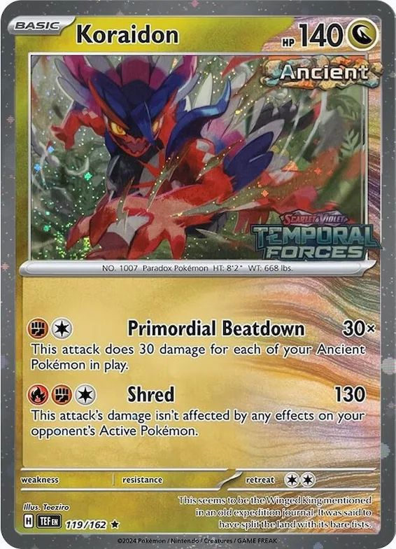 Koraidon (European Promo) #119 – Miscellaneous Cards & Products