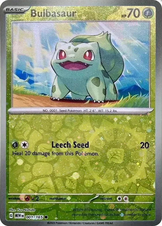 Bulbasaur (Reverse Cosmos Holo) (Costco Exclusive) #1 – Miscellaneous Cards & Products