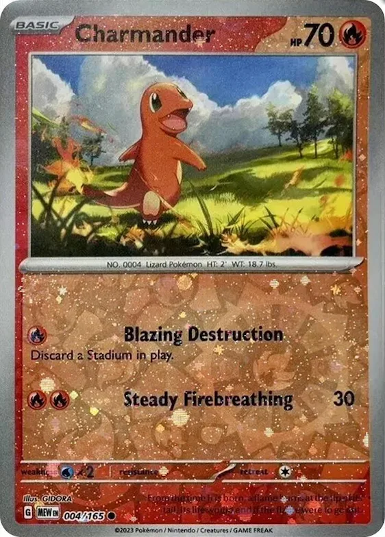 Charmander (Reverse Cosmos Holo) (Costco Exclusive) #4 – Miscellaneous Cards & Products
