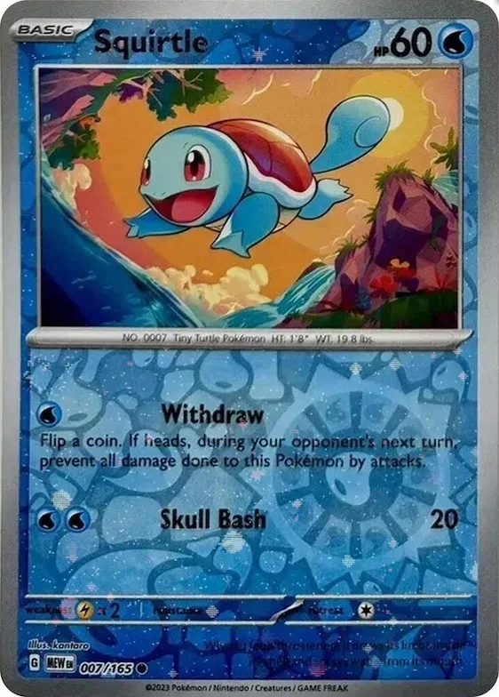 Squirtle (Reverse Cosmos Holo) (Costco Exclusive) #7 – Miscellaneous Cards & Products